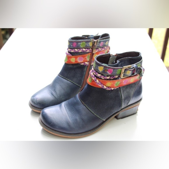 SOCOFY Handmade  Ankle  Boots - Picture 2 of 11